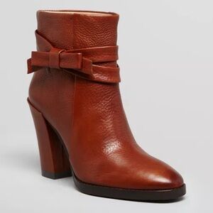 Kate Spade Brown Leather Mannie Ankle Boots 9M